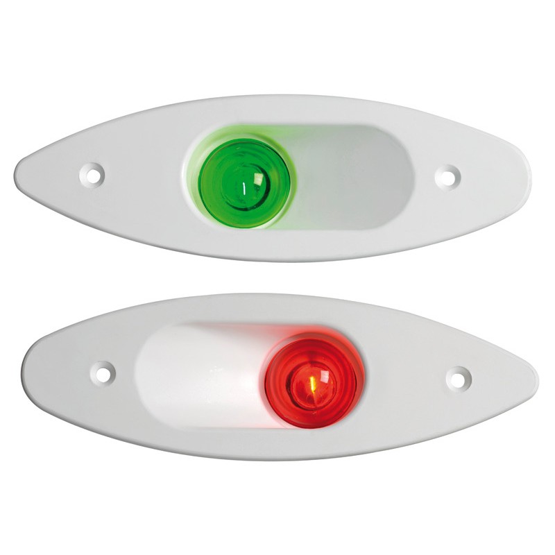 Built-in side navigation lights made of ABS WHITE